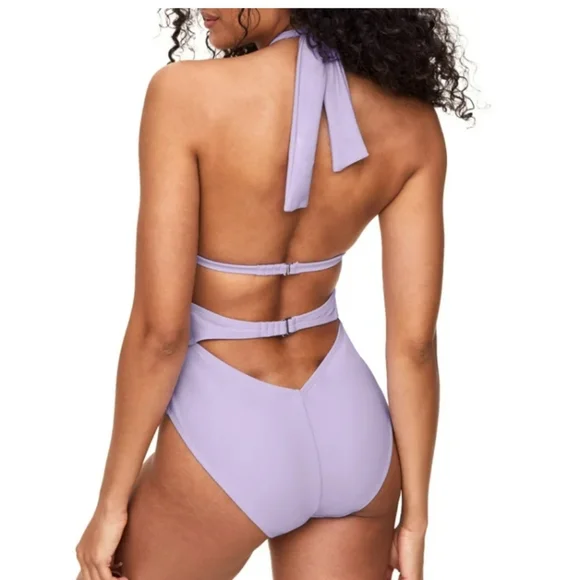 Adore Me Lavender One-Piece Swimsuit - Picture 2 of 4